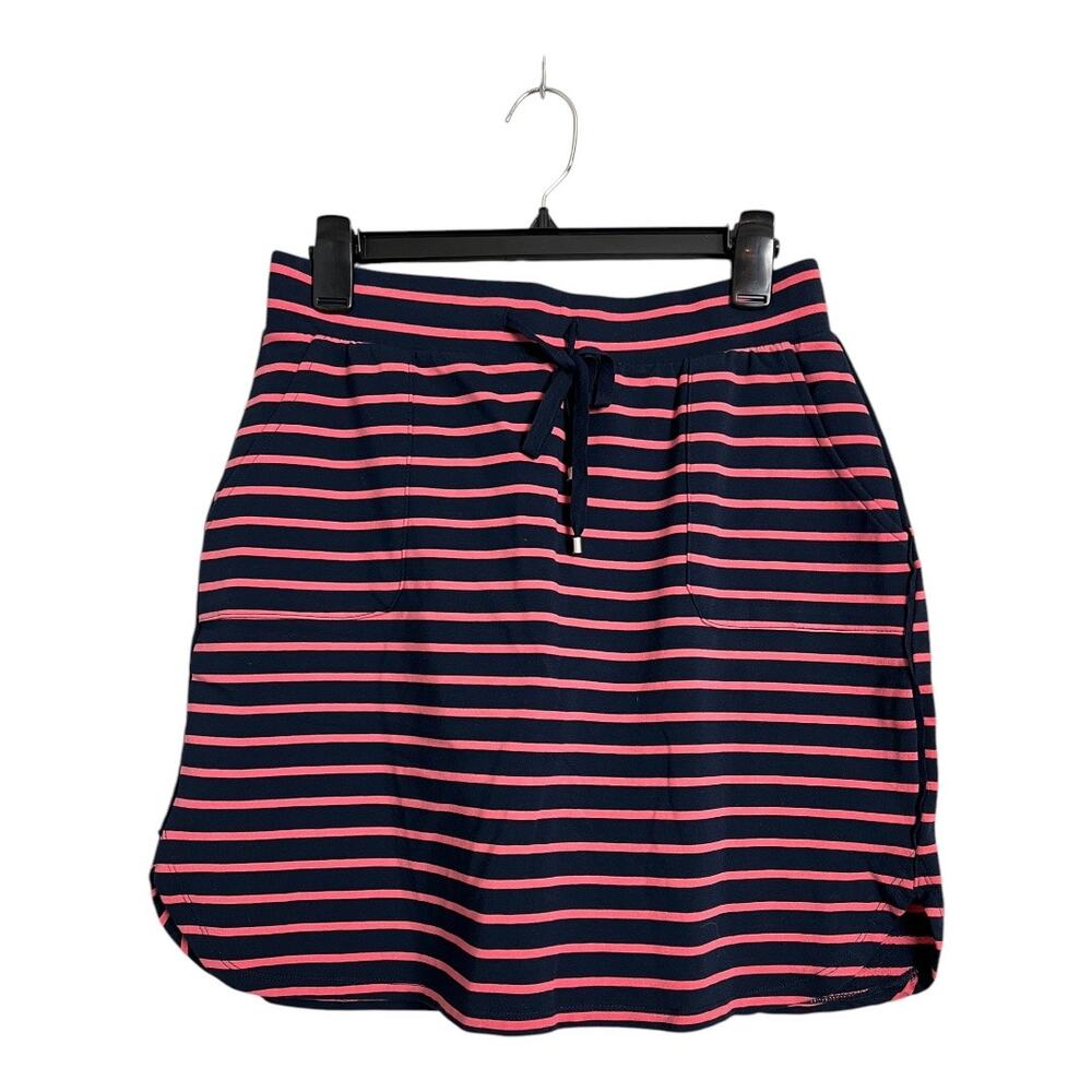 Dakini Womens skirt Striped Stretchy Retro Mini Beach Casual Preppy M